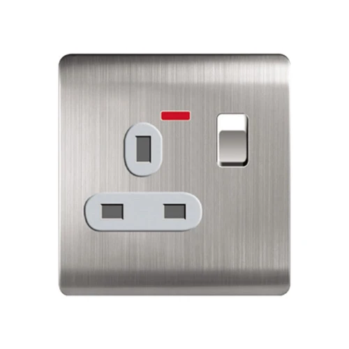 Milano 13A Switched Socket SL- 1gang_TYPE